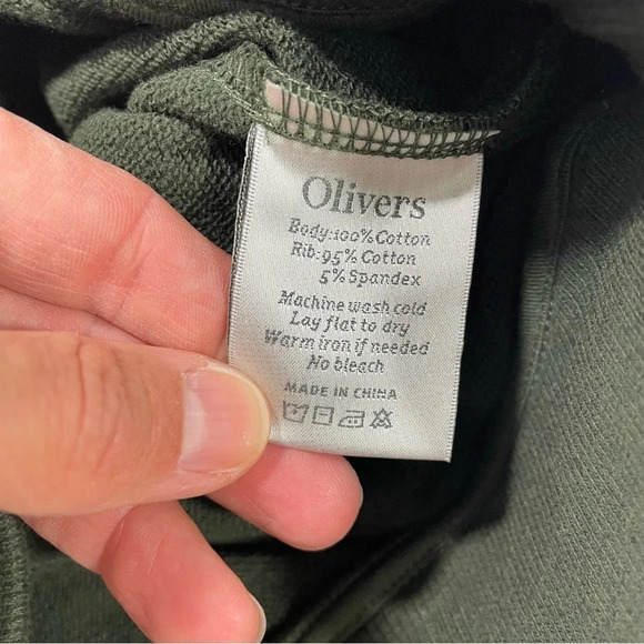 New Oliver’s Apparel Sweat Shorts Green Small - Picture 4 of 5